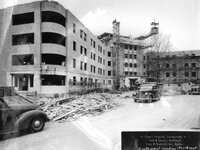 "From the collection of the Schenectady County Historical Society"
Undated images show the early stages of construction of St. Clare's Hospital in Schenectady in the late 1940s.